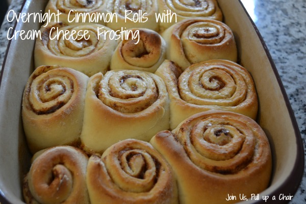 Overnight Cinnamon Rolls | Join Us, Pull up a Chair