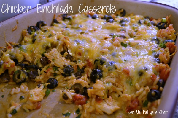 Chicken Enchilada Casserole | Join Us, Pull up a Chair