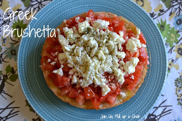 Greek Bruschetta | Join Us, Pull up a Chair