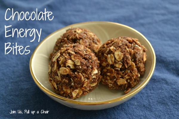 Chocolate Energy Bites | Join Us, Pull up a Chair