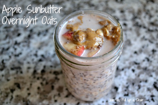 Apple Sunbutter Overnight Oats | Join Us, Pull up a Chair