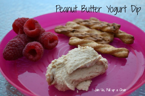 Peanut Butter Yogurt Dip | Join Us, Pull up a Chair