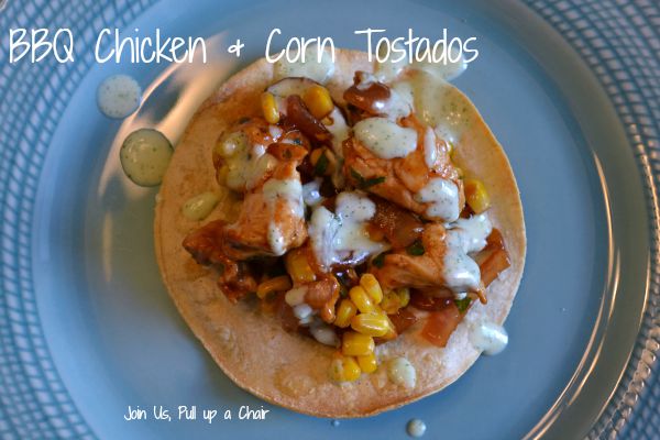 Barbecue Chicken Tostatas | Join Us, Pull up a Chair