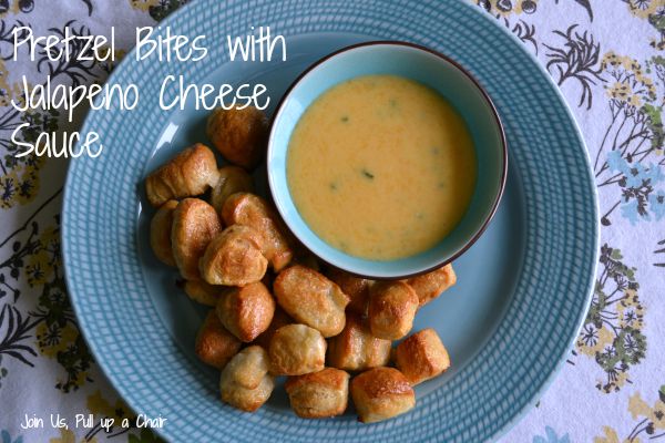 Pretzel Bites with Jalapeno Cheese Sauce - SRC | Join Us, Pull up a Chair