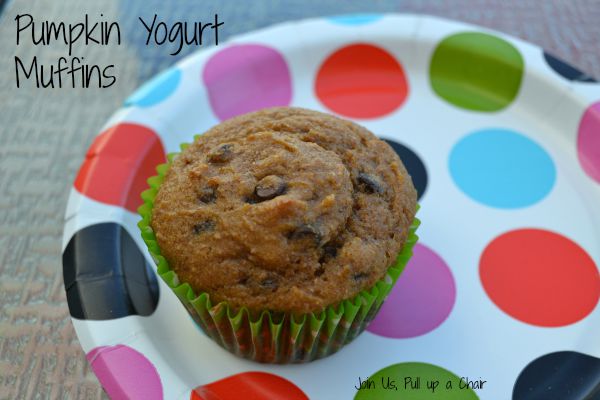 Pumpkin Yogurt Muffins | Join Us, Pull up a Chair