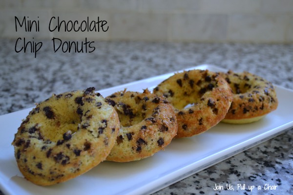 Mini Chocolate Chip Donuts | Join Us, Pull up a Chair