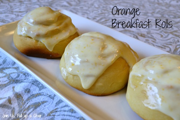 Orange Breakfast Roll | Join Us, Pull up a Chair