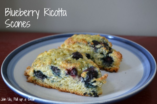 Blueberry Ricotta Scones | Join Us, Pull up a Chair