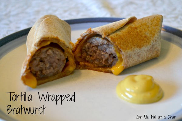 Tortilla Wrapped Bratwurst | Join Us, Pull up a Chair