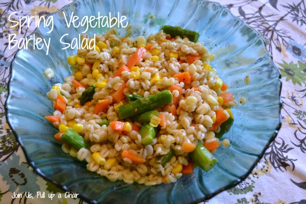 Spring Vegetable Barley Salad | Join Us, Pull up a Chair