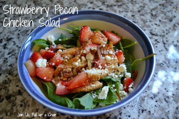 Strawberry Pecan Chicken Salad | Join Us, Pull up a Chair