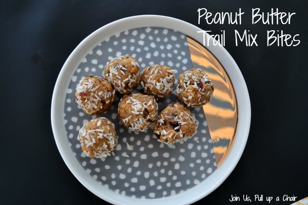Peanut Butter Trail Mix Bites | Join Us, Pull up a Chair