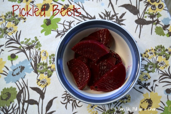 Pickled Beets | Join Us, Pull up a Chair