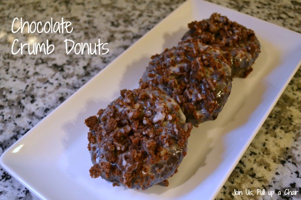 Chocolate Crumb Donuts | Join Us, Pull up a Chair