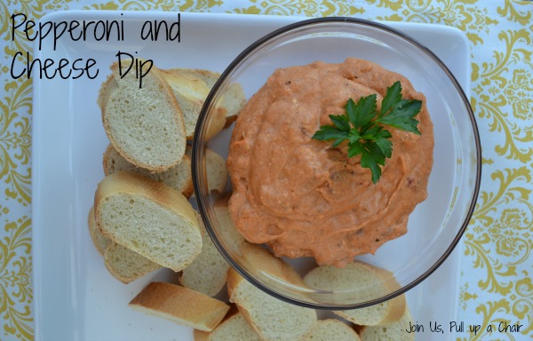 Pepperoni and Cheese Dip | Join Us, Pull up a Chair #secretrecipeclub