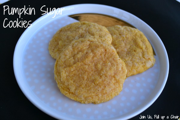 Pumpkin Sugar Cookies | Join Us, Pull up a Chair #FilltheCookieJar