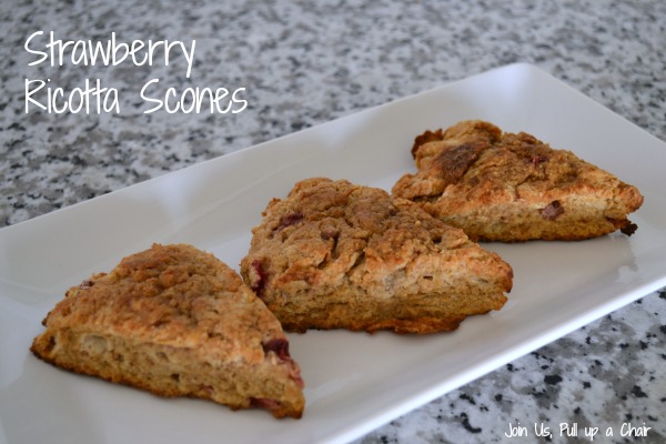 Strawberry Ricotta Scones | Join Us, Pull up a Chair