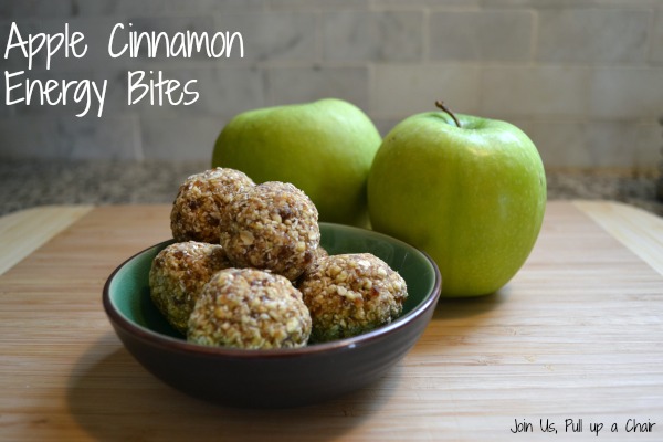 Apple Cinnamon Energy Bites | Join Us, Pull up a Chair