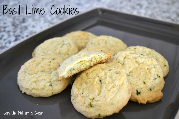 Basil Lime Cookies #FilltheCookieJar | Join Us, Pull up a Chair