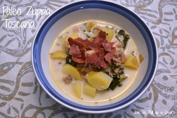 Paleo Zuppa Toscana | Join Us, Pull up a Chair