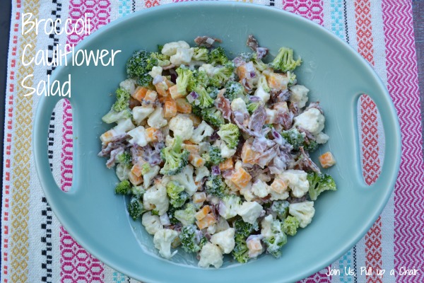 Broccoli Cauliflower Salad | Join Us, Pull up a Chair