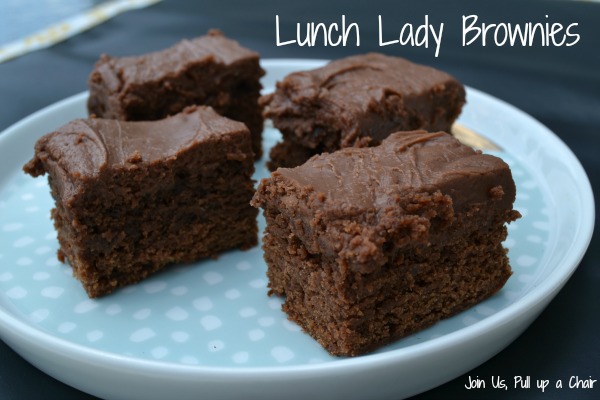 Lunch Lady Brownies | Join Us, Pull up a Chair