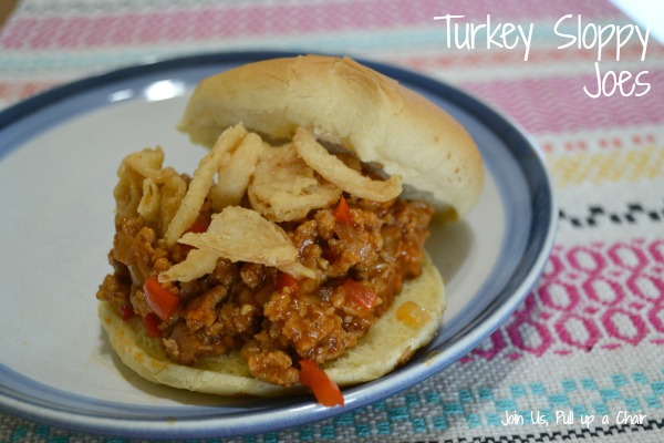 Turkey Sloppy Joes | Join Us, Pull up a Chair
