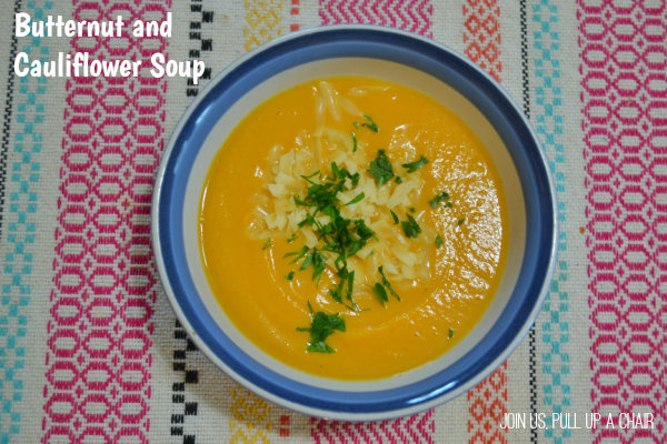 Butternut & Cauliflower Soup | Join Us, Pull up a Chair