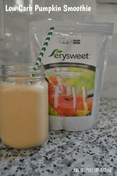 Low Carb Pumpkin Smoothie | Join Us, Pull up a Chair