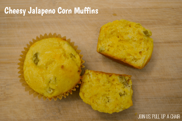 Cheesy Jalapeno Corn Muffins | Join Us, Pull up a Chair