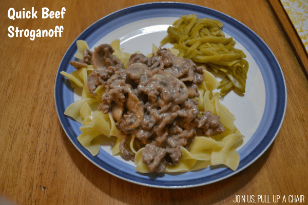 Quick Beef Stroganoff | Join Us, Pull up a Chair