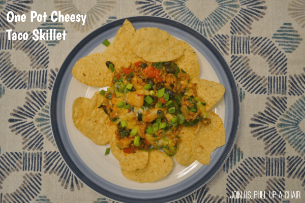 One Pot Cheesy Taco Skillet | Join Us, Pull up a Chair