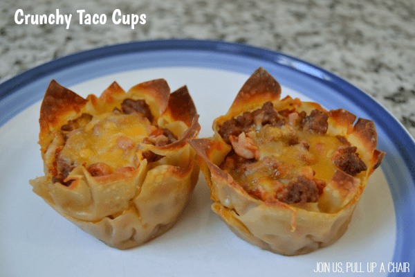 Crunchy Taco Cups | Join Us, Pull up a Chair
